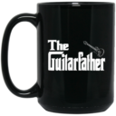 The Guitarfather Funny Fathers Day For Guitar Dad Gift Mug
