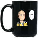 Saitama Okay Face Oppai Anime Manga Mug