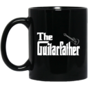 The Guitarfather Funny Fathers Day For Guitar Dad Gift Mug