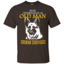 German Shepherd Old Man Mug - Never Underestimate T-Shirt T-Shirt