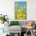 Yellow Rose Aesthetic Art Print