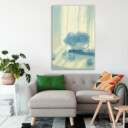 A Vase of Hydrangeas Aesthetic Art Print