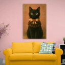 Black Cat Aesthetic Art Print
