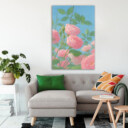 Blossoming Rosescape Aesthetic Art Print