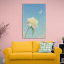 A White Flower Aesthetic Art Print