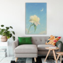 A White Flower Aesthetic Art Print