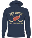 DETROIT RED WINGS - The Original Six - Premium Embroidered
