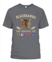 CHICAGO BLACKHAWKS - The Original Six Combined - Premium Embroidered