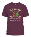 CHICAGO BLACKHAWKS - The Original Six Combined - Premium Embroidered
