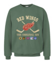 DETROIT RED WINGS - The Original Six Combined - Premium Embroidered