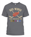 DETROIT RED WINGS - The Original Six Combined - Premium Embroidered