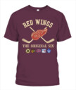 DETROIT RED WINGS - The Original Six Combined - Premium Embroidered