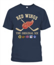DETROIT RED WINGS - The Original Six Combined - Premium Embroidered