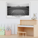 DETROIT LIONS – 1957 NFL Champions Briggs Stadium Framed Poster