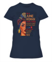 I'm June Women I Have 3 Sides June Birthday Shirts, A Queen Was Born In June, June Melanin T Shirt For Woman