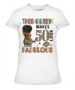 Chapter 50, Fabulous Since 1974 50th Birthday Unique T Shirt For Woman, Custom Birthday Shirt, Her Gifts For 50 Years Old , Turning 50 Birthday Cotton Shirt 