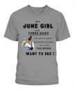 June never Birthday Shirt, Custom Birthday Shirt, Queens Born In June, June Birthday Shirts For Woman, June Birthday Gifts
