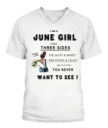 June never Birthday Shirt, Custom Birthday Shirt, Queens Born In June, June Birthday Shirts For Woman, June Birthday Gifts