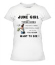 June never Birthday Shirt, Custom Birthday Shirt, Queens Born In June, June Birthday Shirts For Woman, June Birthday Gifts