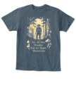 Not All Who Wander Eat the Right Mushrooms Shirt – Vintage Forest Psychedelic Tee