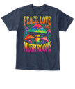 Peace Love and Mushrooms Retro Shirt – 70s Hippie Psychedelic Mushroom T-Shirt
