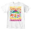 Peace Love and Mushrooms Retro Shirt – 70s Hippie Psychedelic Mushroom T-Shirt