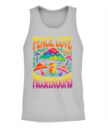 Peace Love and Mushrooms Retro Shirt – 70s Hippie Psychedelic Mushroom T-Shirt
