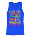 Peace Love and Mushrooms Retro Shirt – 70s Hippie Psychedelic Mushroom T-Shirt