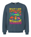 Peace Love and Mushrooms Retro Shirt – 70s Hippie Psychedelic Mushroom T-Shirt