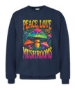 Peace Love and Mushrooms Retro Shirt – 70s Hippie Psychedelic Mushroom T-Shirt