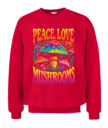 Peace Love and Mushrooms Retro Shirt – 70s Hippie Psychedelic Mushroom T-Shirt