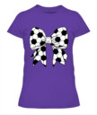 Soccer Bow Women’s T-Shirt | Cute Sporty Graphic Tee