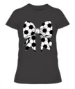 Soccer Bow Women’s T-Shirt | Cute Sporty Graphic Tee