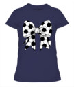 Soccer Bow Women’s T-Shirt | Cute Sporty Graphic Tee