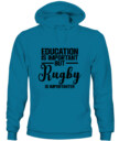 Unisex Rugby Hoodie Sweatshirt –  Cozy Pullover with Motivational Print