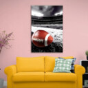 American Football Stadium Poster – Sports Wall Art for Fans & Athletes