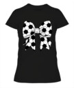 Soccer Bow Women’s T-Shirt | Cute Sporty Graphic Tee