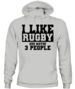 Unisex Rugby Player Hoodie Sweatshirt – Vintage Sports Graphic Pullover for Fans & Athletes