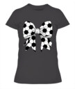 Soccer Bow Women’s T-Shirt | Cute Sporty Graphic Tee