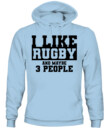 Unisex Rugby Player Hoodie Sweatshirt – Vintage Sports Graphic Pullover for Fans & Athletes