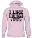 Unisex Rugby Player Hoodie Sweatshirt – Vintage Sports Graphic Pullover for Fans & Athletes