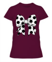 Soccer Bow Women’s T-Shirt | Cute Sporty Graphic Tee