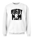 Unisex Rugby Clash Hoodie Sweatshirt – Fierce Player Silhouette Pullover for Sports Fans