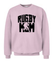 Unisex Rugby Clash Hoodie Sweatshirt – Fierce Player Silhouette Pullover for Sports Fans