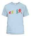 Colorful Rugby Evolution Shirt – Unisex T-Shirt & Tank Top for Rugby Fans and Players