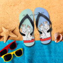 Animal Family Flip Flops for Men & Woman