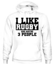 Unisex Rugby Player Hoodie Sweatshirt – Vintage Sports Graphic Pullover for Fans & Athletes