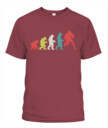 Colorful Rugby Evolution Shirt – Unisex T-Shirt & Tank Top for Rugby Fans and Players
