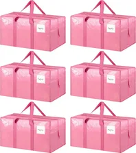 Bộ 6 Túi Di Chuyển & Đóng Gói Siêu Bền với Khóa Kéo Chắc Chắn.