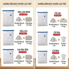 Vacuum Storage Bags with Pump.